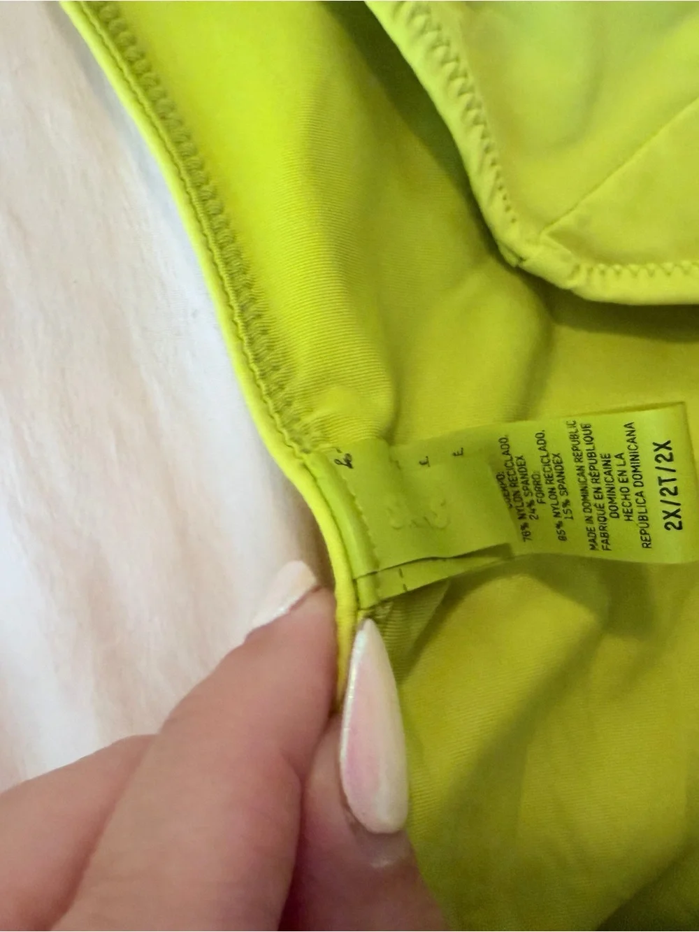 SKIMS chartreuse Cutout One-Piece monokini Bikini